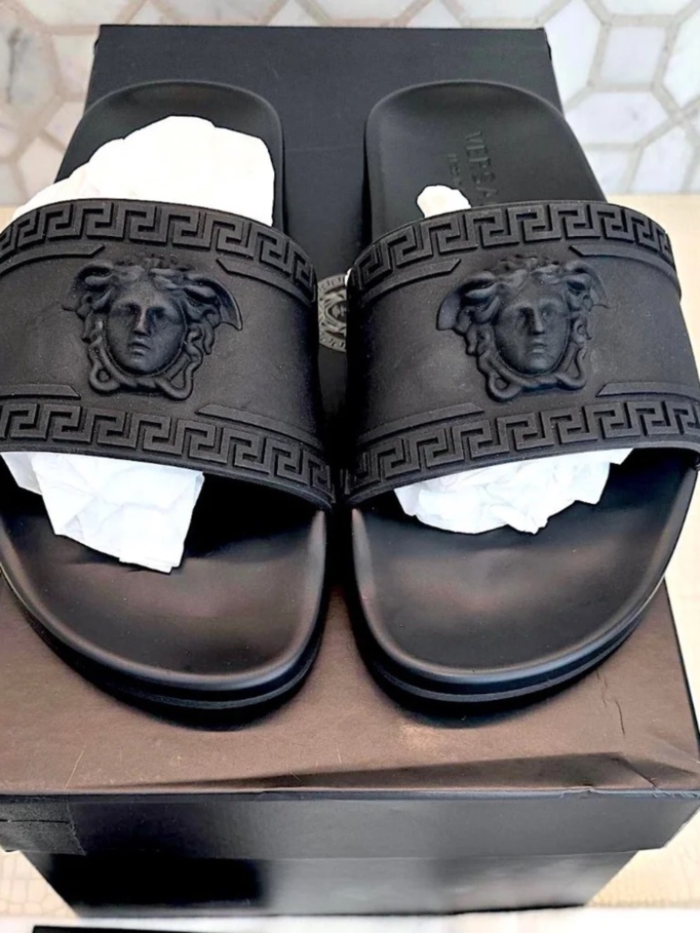 🔥Versace New Gomma Slides EU 39